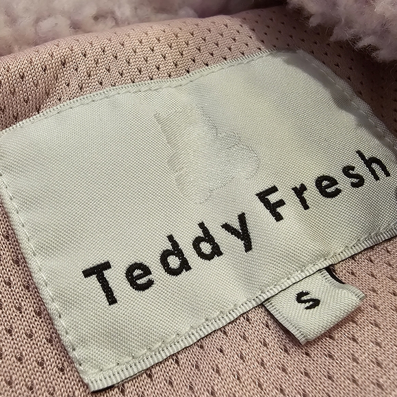 Teddy Fresh Pink and Purple Sherpa Hoodie - Picture 6 of 7